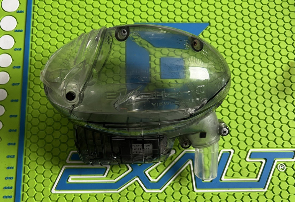 VIEWLOADER 12V VL EVOLUTION EVLUTION 2 PAINTBALL LOADER HOPPER -SMOKE -TESTED OG
