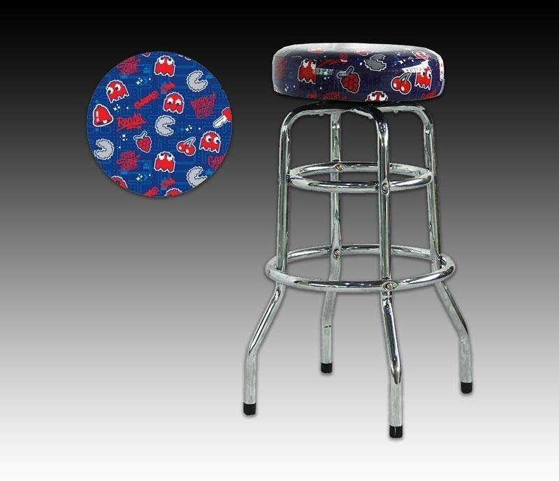 Pac Man Barstool -30" Blue