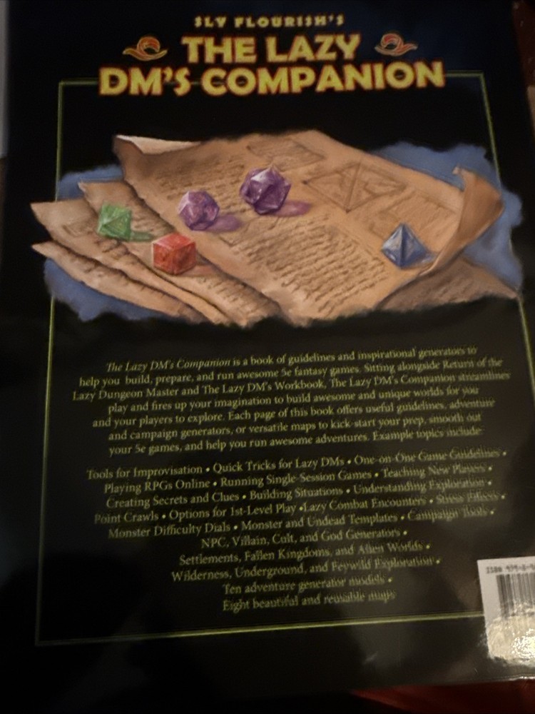 Mike Shea RPG Reference Lazy DM's Companion