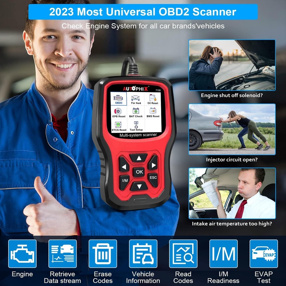 AUTOPHIX ALL SYSTEM CAR DIAGNOSTIC SCAN TOOL OBD2 SCANNER For Ford CODE READER