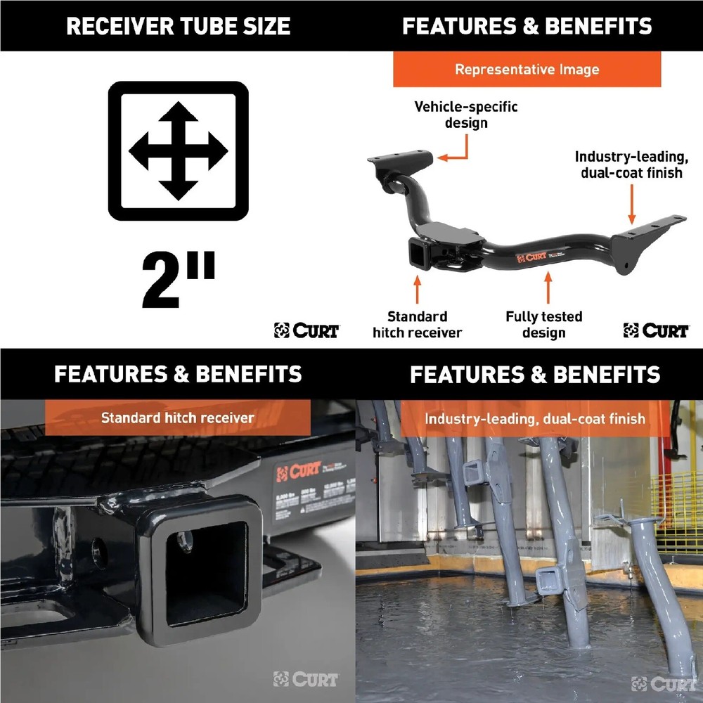 Curt Class 3 Trailer Hitch & Wiring for Silverado / Sierra