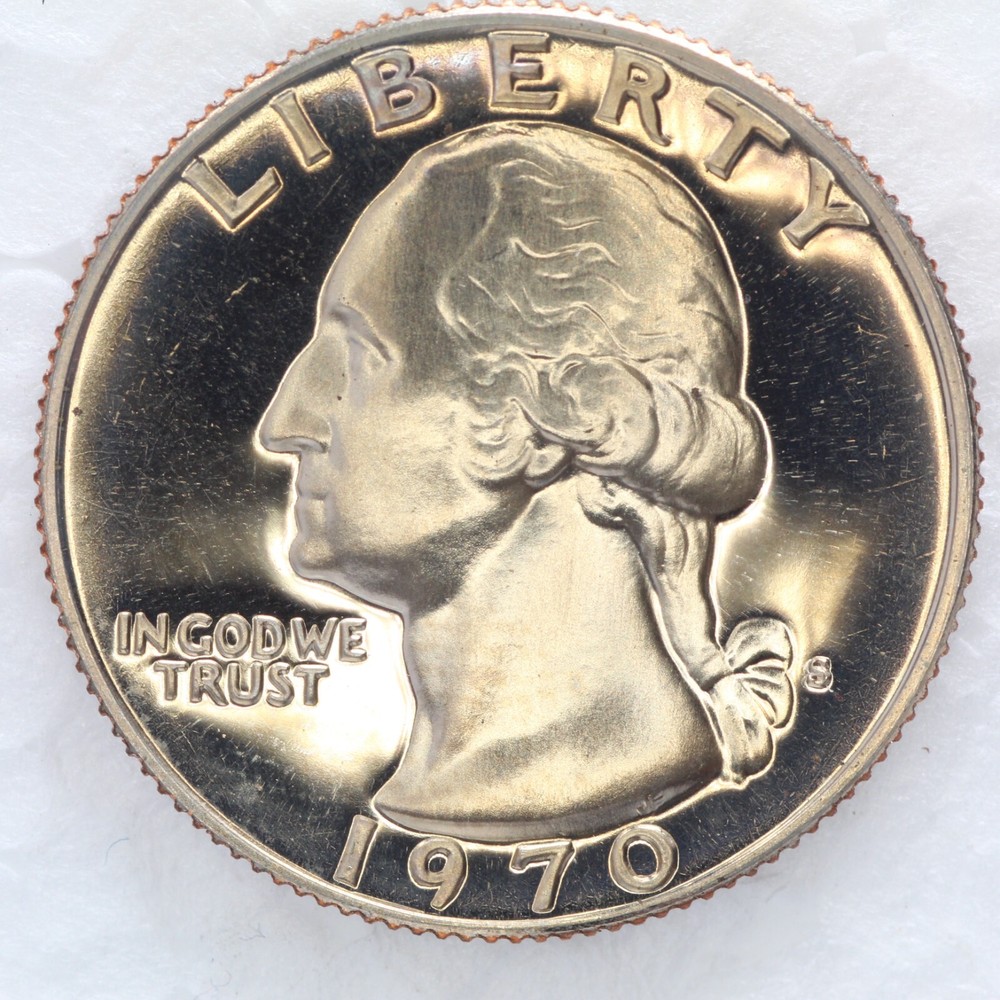 1970S Clad Proof Washington Quarter UNCIRCULATED