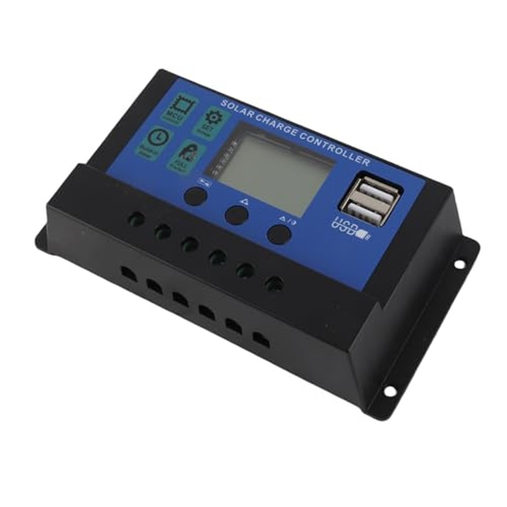 Solar Controller 50A PWM 12V 24V Auto with LCD Display Industrial Controller ...