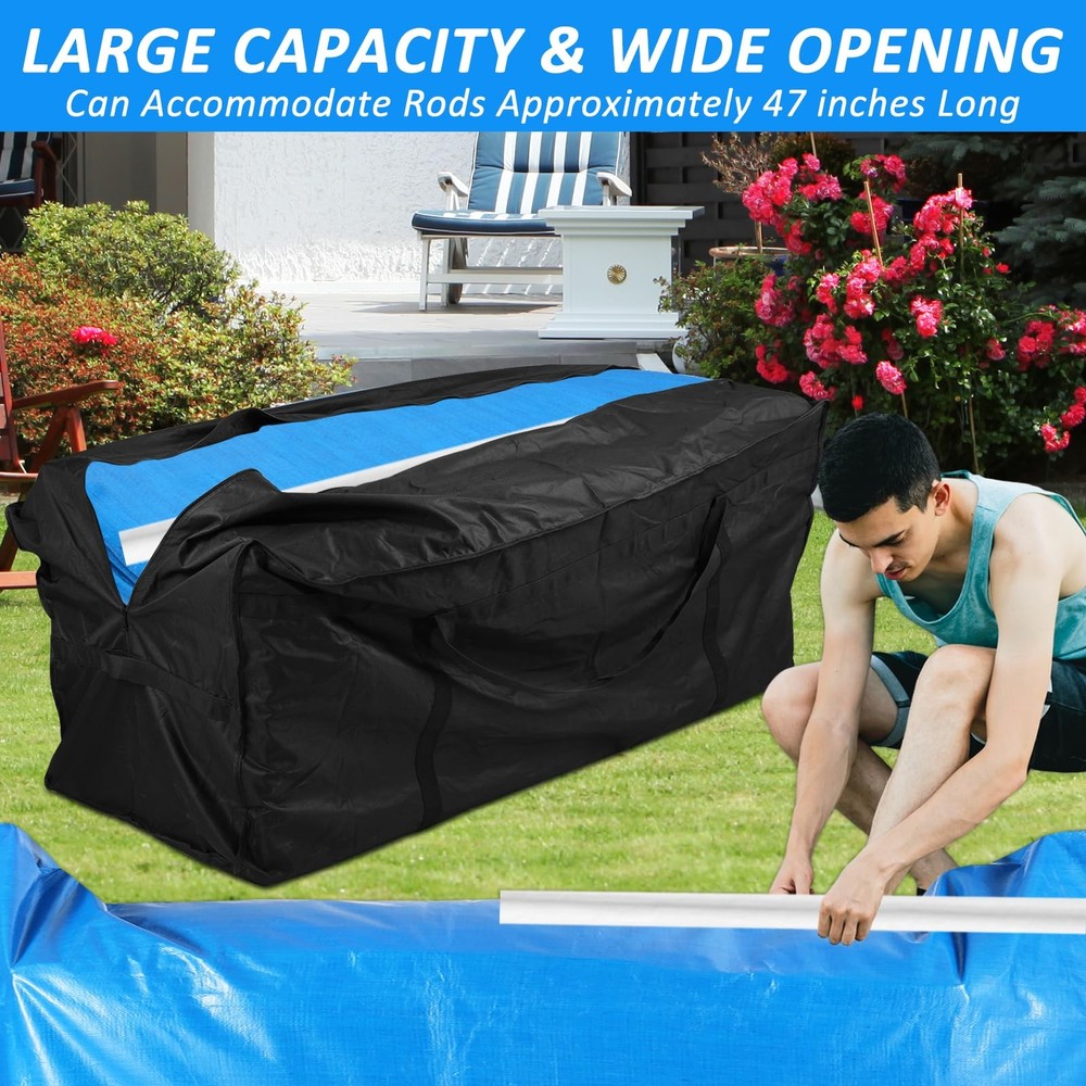 Extra Large Storage Bag for Above Ground Inflatable Frame Pools, Storage Bag ...