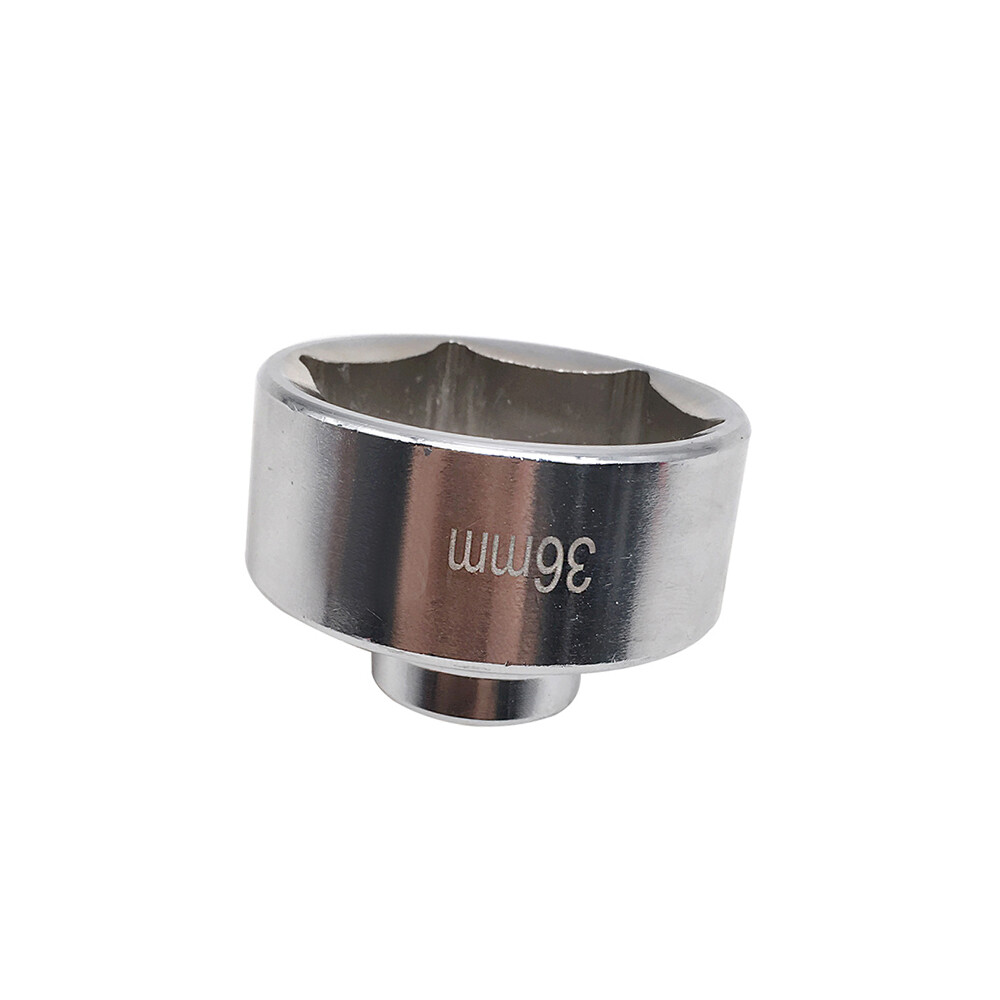 36mm Oil Filter Socket Tool 3/8"Drive Cap Remover Low Profile Socket Wrench C2C6