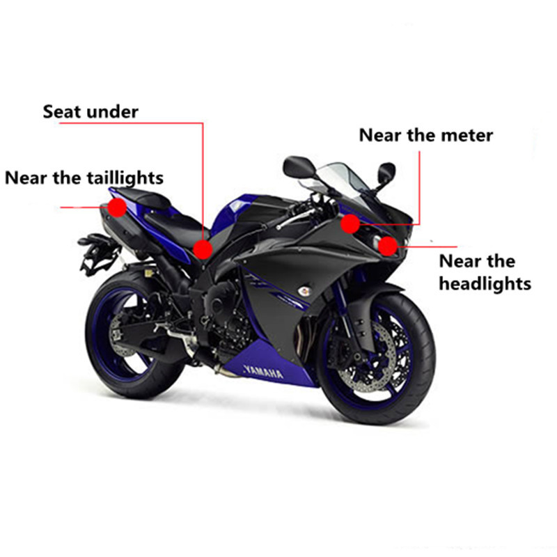 Motorcycle Real Time Tracker Real-time Locator GPS GPRS SMS Tracking Antithef