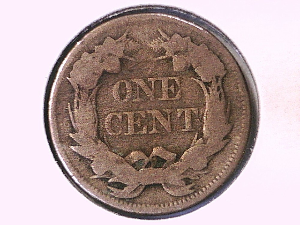 1857 Flying Eagle Cent Genuine Raw Ungraded 00448