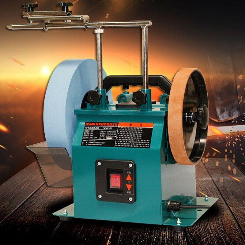 10 Inch Sharpener low Speed Grinder Polishing Machine Desktop Grinding Machine