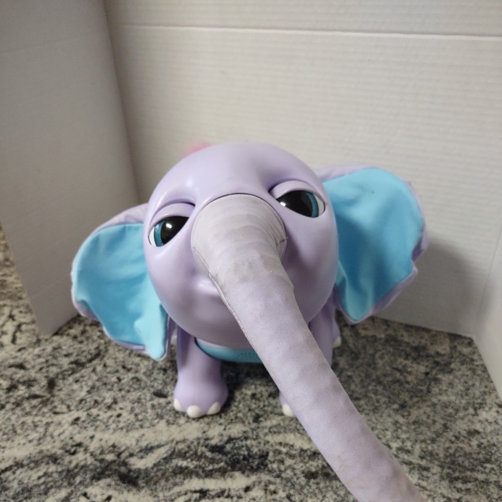 Spin Master Juno My Baby Elephant Sounds Talks burps Interactive Toy Works