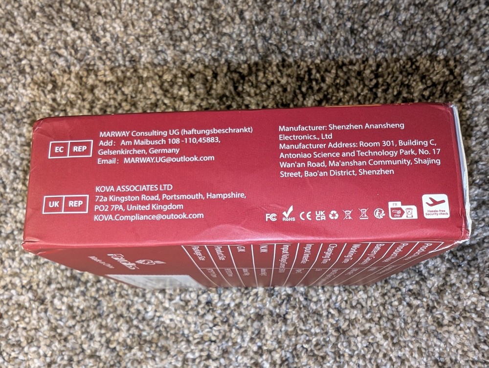 Fandliss Rechargeable Hand Warmers - Open Box