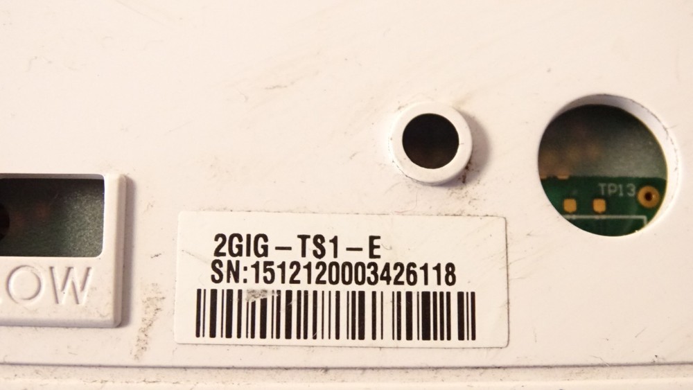 2GIG-TS1-E WIRELESS TOUCH SCREEN KEYPAD