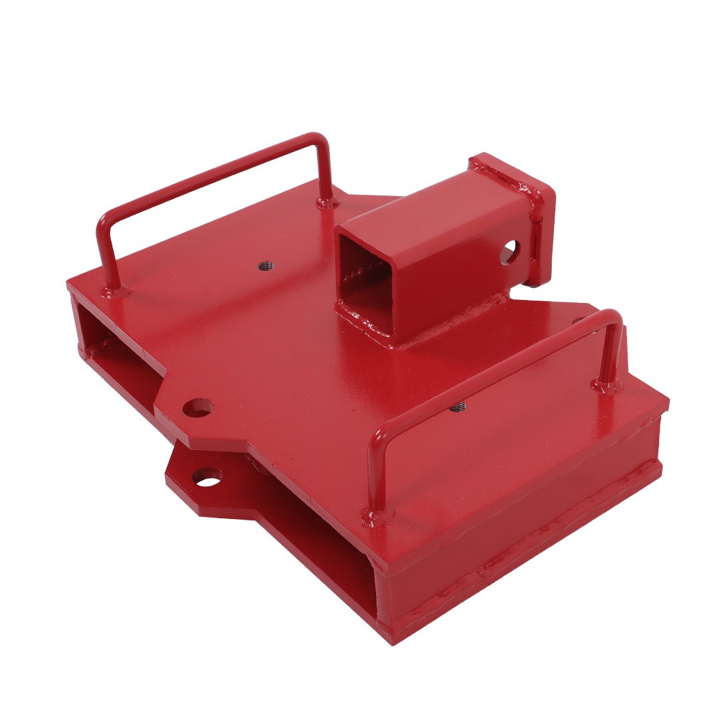 LABLT Forklift Hitch Adapter Dual Pallet Trailer Tow Receiver Attachment 2"