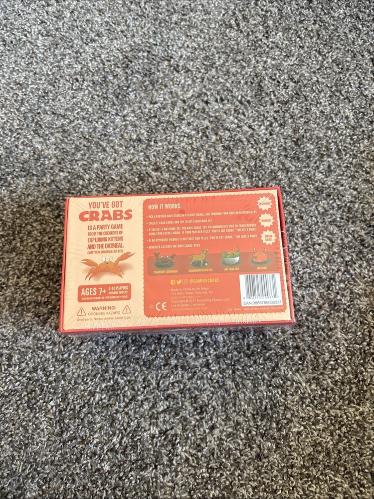 You've Got Crabs a Card Game