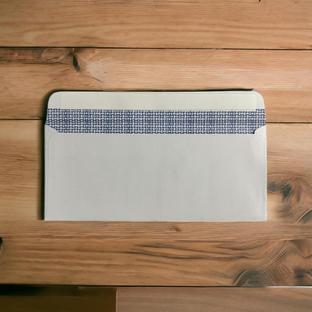 Security Self Seal Envelopes, Security Tinted - Ultra Strong Seal & No Window, 4