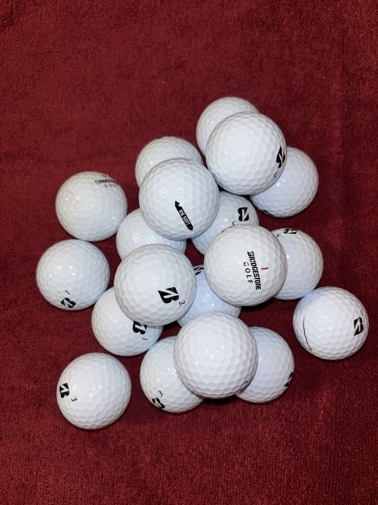 35 Bridgestone E6 White Golf Balls Graded AAAA