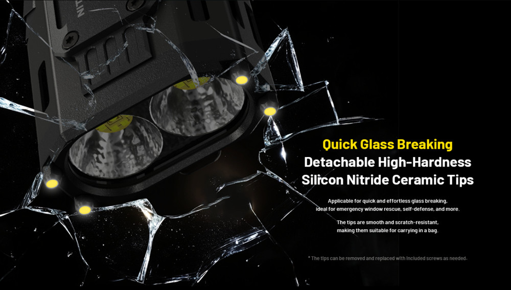 Nitecore EDC37 USB-C Charging 8000 Lumens LED Torch Flashlight