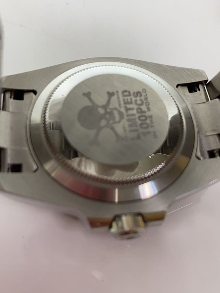 PRODIVE Automatic Watch Analog Stainless BLK SLV