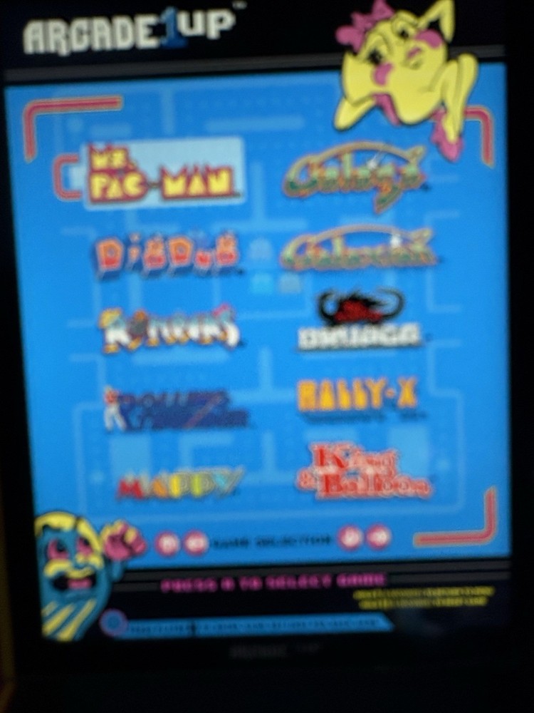 mrs pacman machine