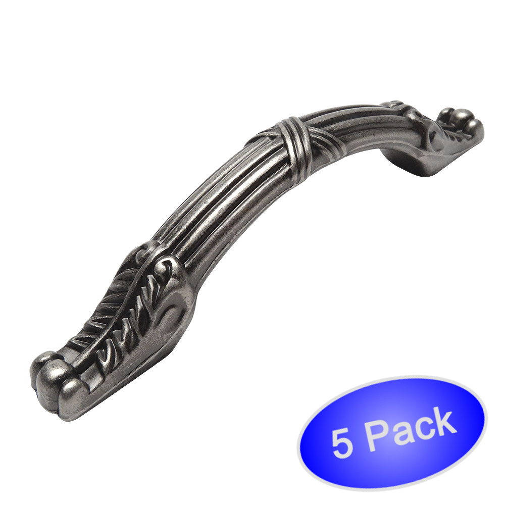 *5 Pack* Cosmas Cabinet Hardware Weathered Nickel Handle Pulls #9464WN