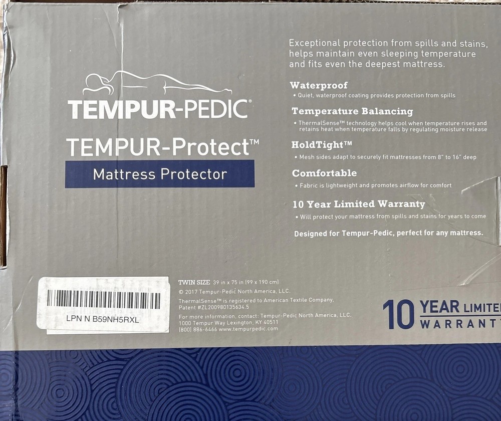 Tempur Pedic Mattress Protector Twin