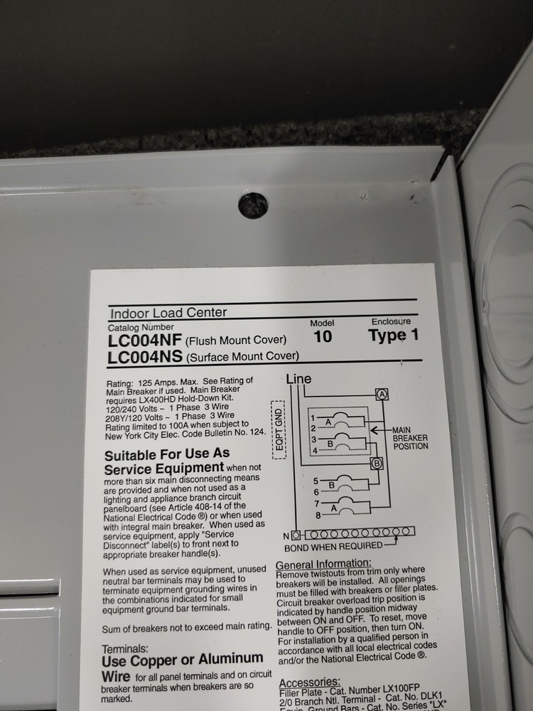 MURRAY LC004NSU Surface Mounting Enclosure