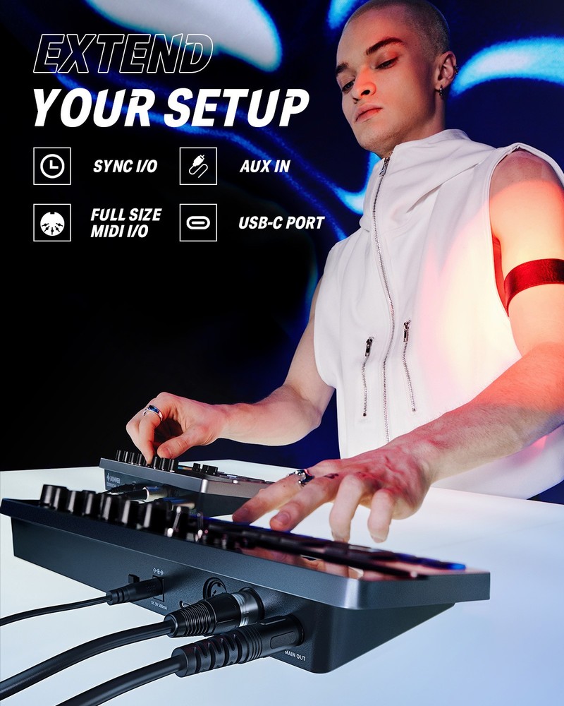 Donner Essential Series Synthesizer Sequencer