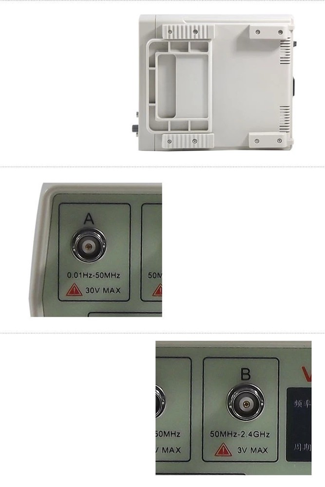 VC3165 Precision Frequency Counter Frequency Meter Digital Cymometer 220V