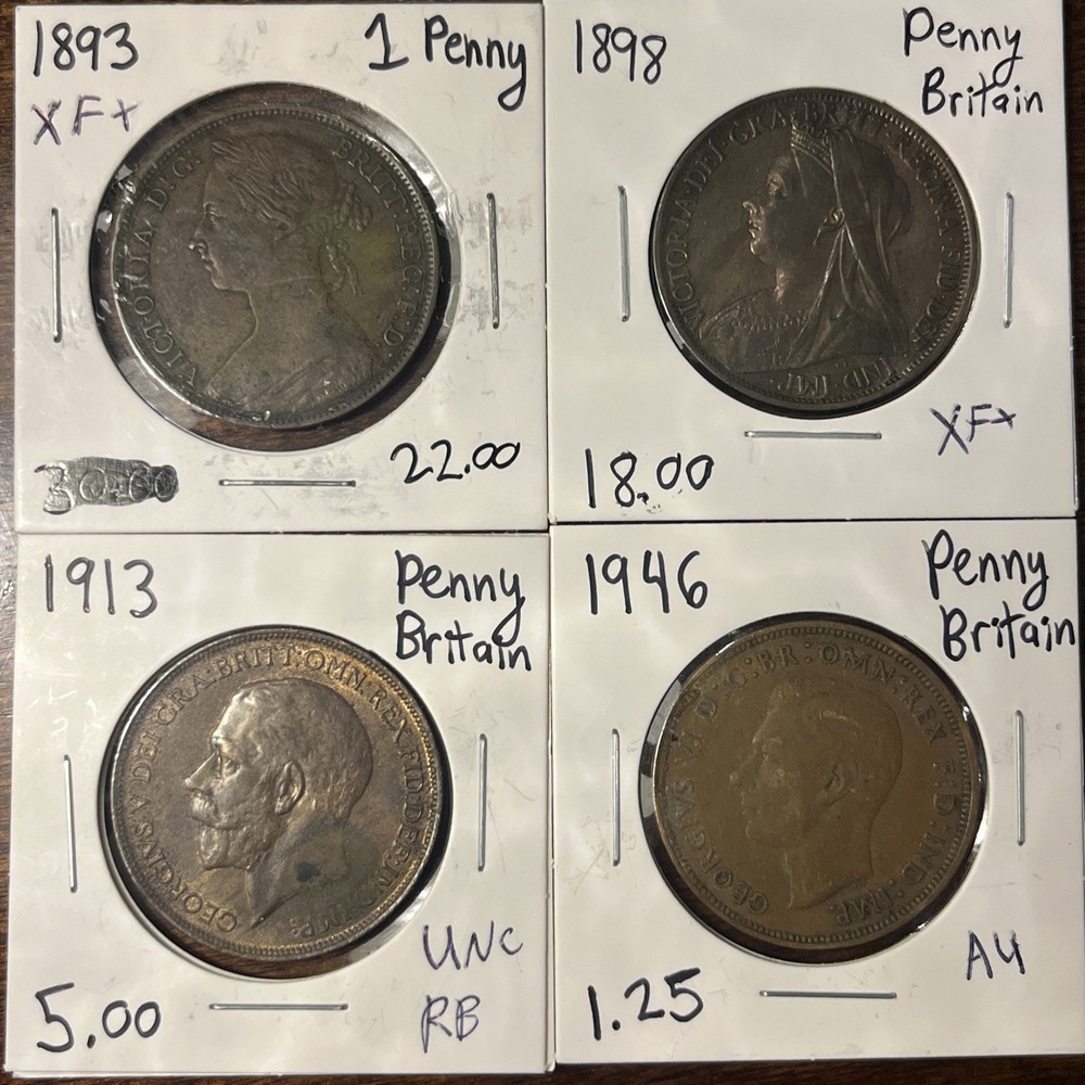 UK Penny Type Lot