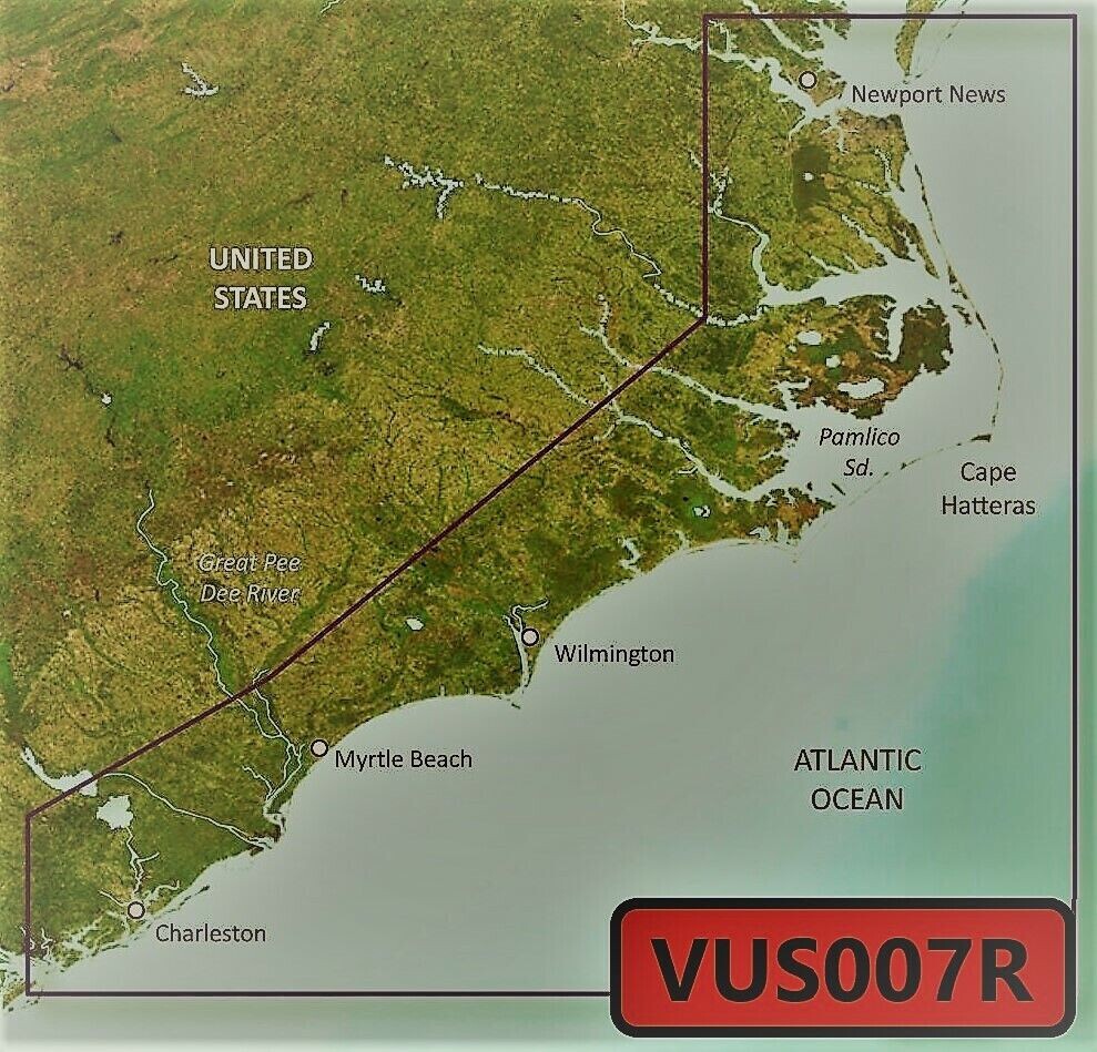 VUS007R Bluechart G2 HD Vision Map for listed compatibles..