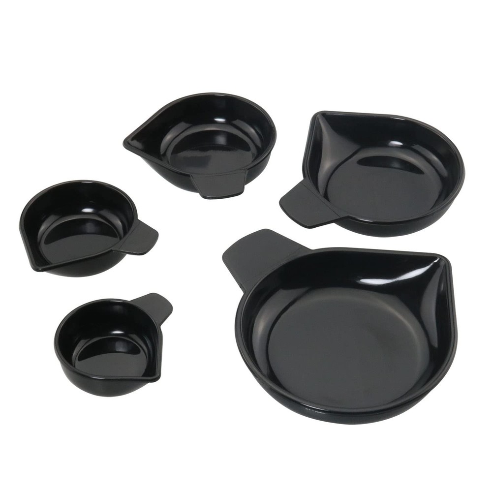 Compact & Accurate 5pcs Mini Weighing Pans with Digital Display - 0.1g Precision