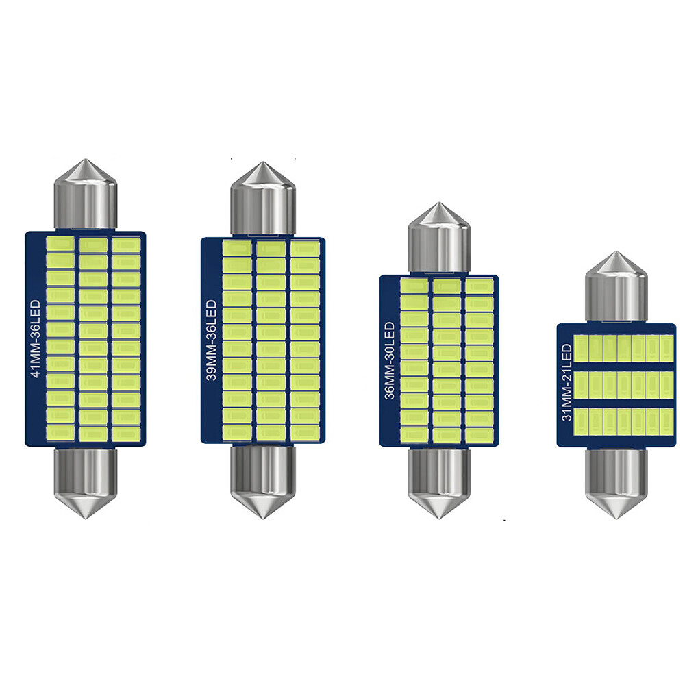 LED C5W Light Festoon Bulbs 31MM White Dome Ice blue Warm white 12V