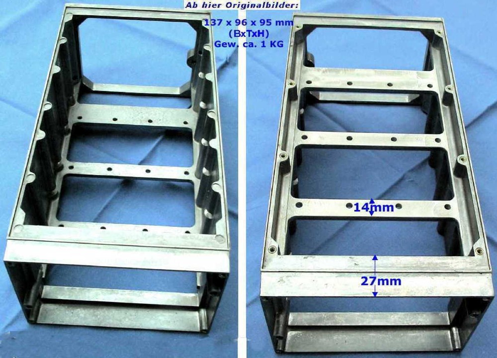 Aluminium Housing Model DIY Part Box Radio Dummy Load Transceiver Electronics