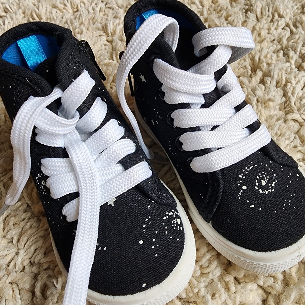 Carter’s: "Space Rocket" Sneakers, Size Boys 5, Color Black