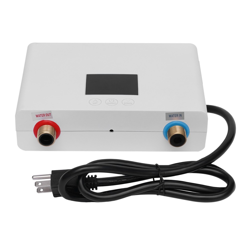 Kitchen Electric Hot Tankless Water Heater 110V Shower Instant Boiler Bathroom