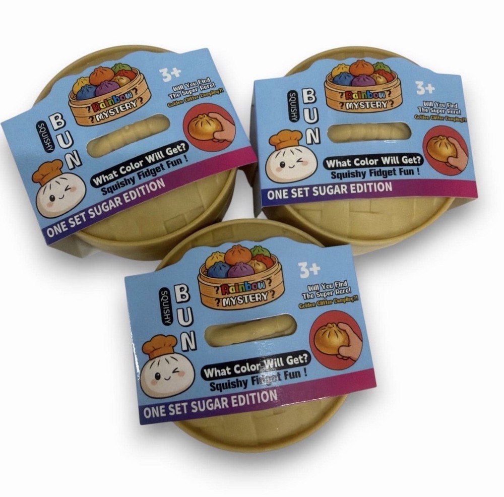 Squishy Bun Rainbow Mystery NEW Dumpling