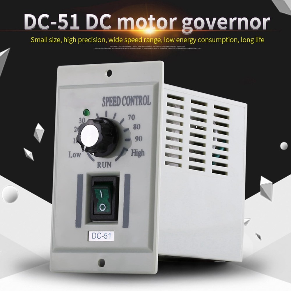 DC Motor Speed Controller AC 110V Input DC 24V-90V Output Motor Speed Control...