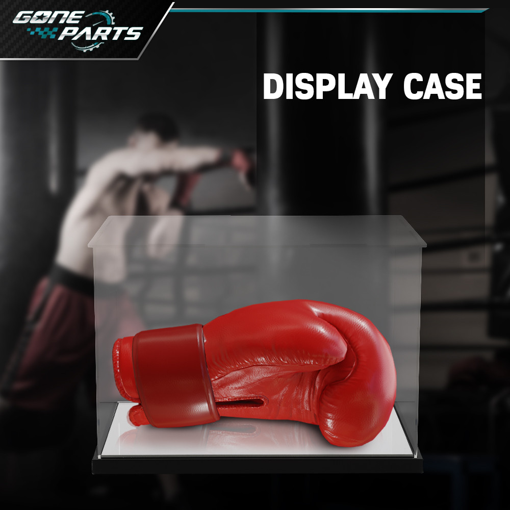 Clear Single Boxing Glove Horizontal Display Case