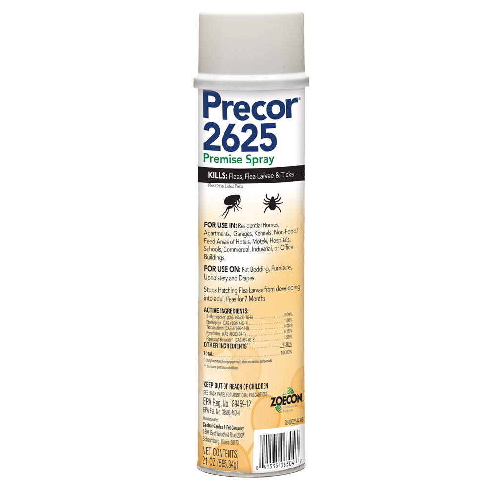 21 oz Precor 2625 Premise Spray Insecticide Kill Ticks Fleas Flea Eggs & Larvae