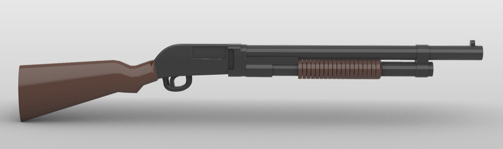 1/18 Scale Battleground M12 Shotgun  - Riot version
