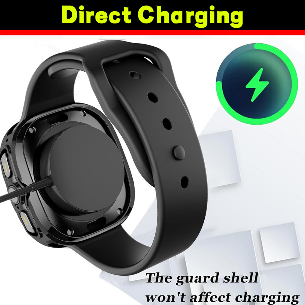 2X Hard Case Screen Protector Full Coverage For Samsung Galaxy Watch Ultra 47mm