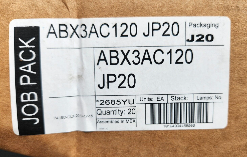 ABX3 Air Craft Cable ABX3AC120 JP20