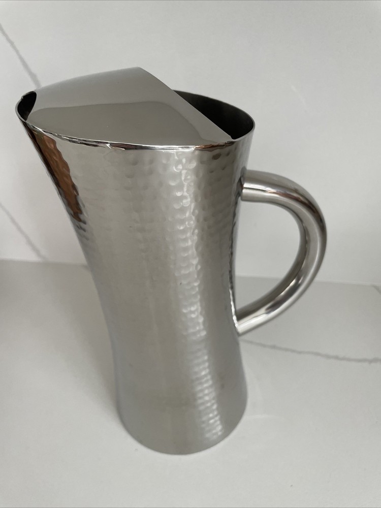 Myco Tableware Hammered Stainless Steel Water Pitcher