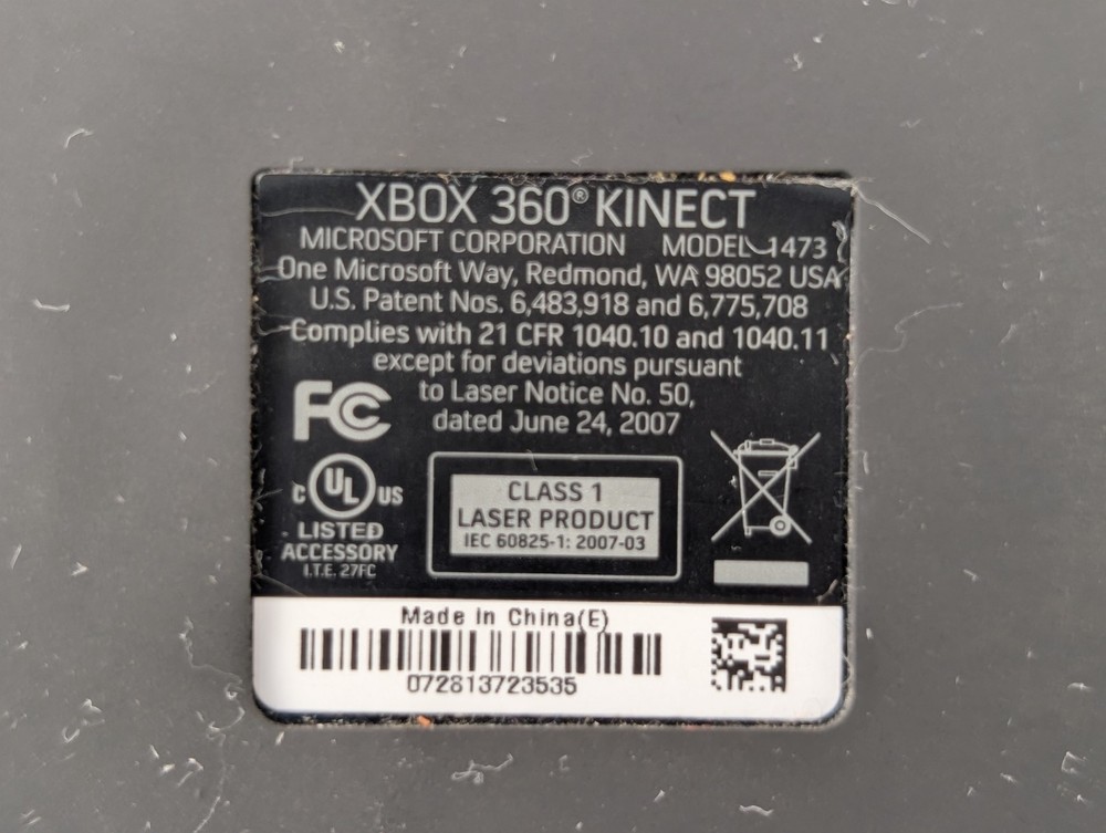 Microsoft 1473 Xbox 360 Kinect Sensor Bar Only