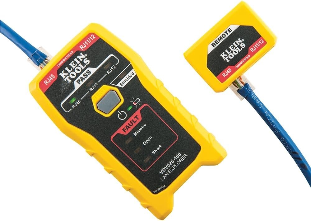 Versatile VDV Tester - Compact 100 LAN Cable Tester with Auto Power-off Feature