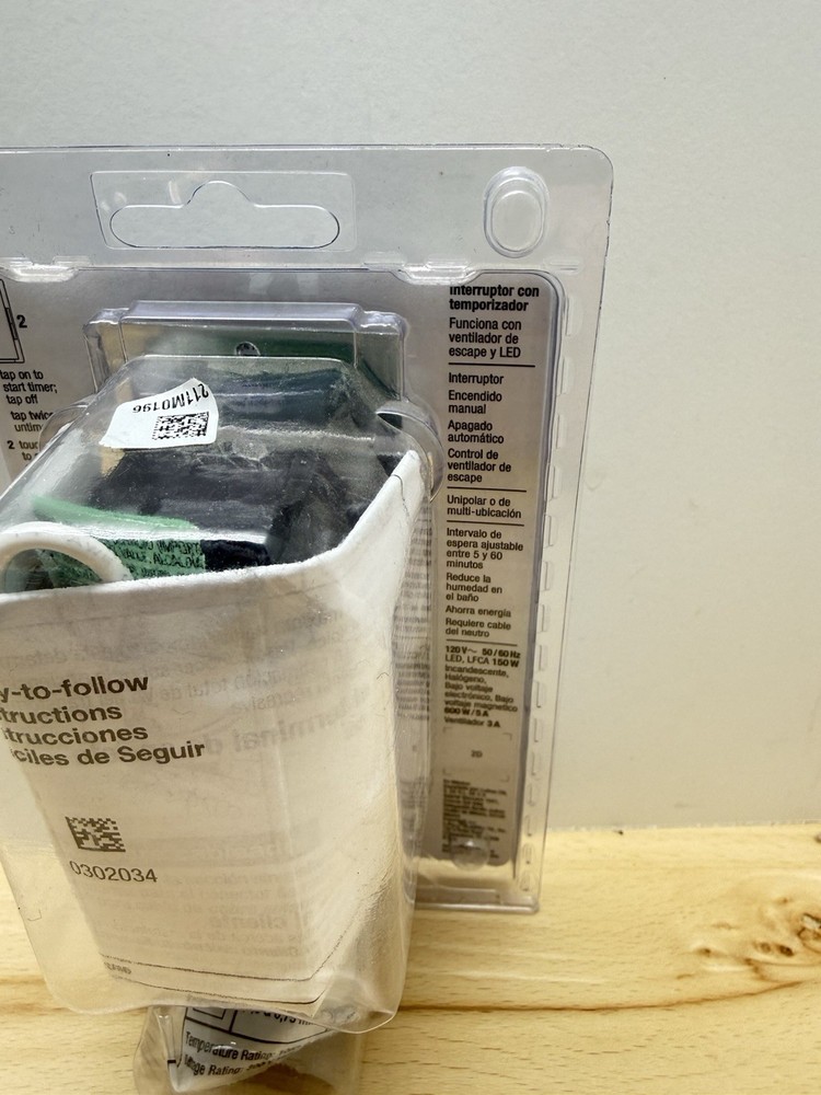 Lutron Maestro Timer Switch Single Pole/Multi-location White MA-T51MNH-WH