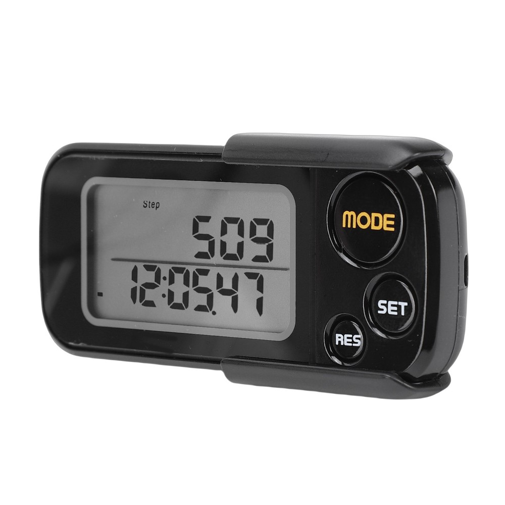 Walking 3D Pedometer With Large Digital Display 30 Days Memory Accurate Step