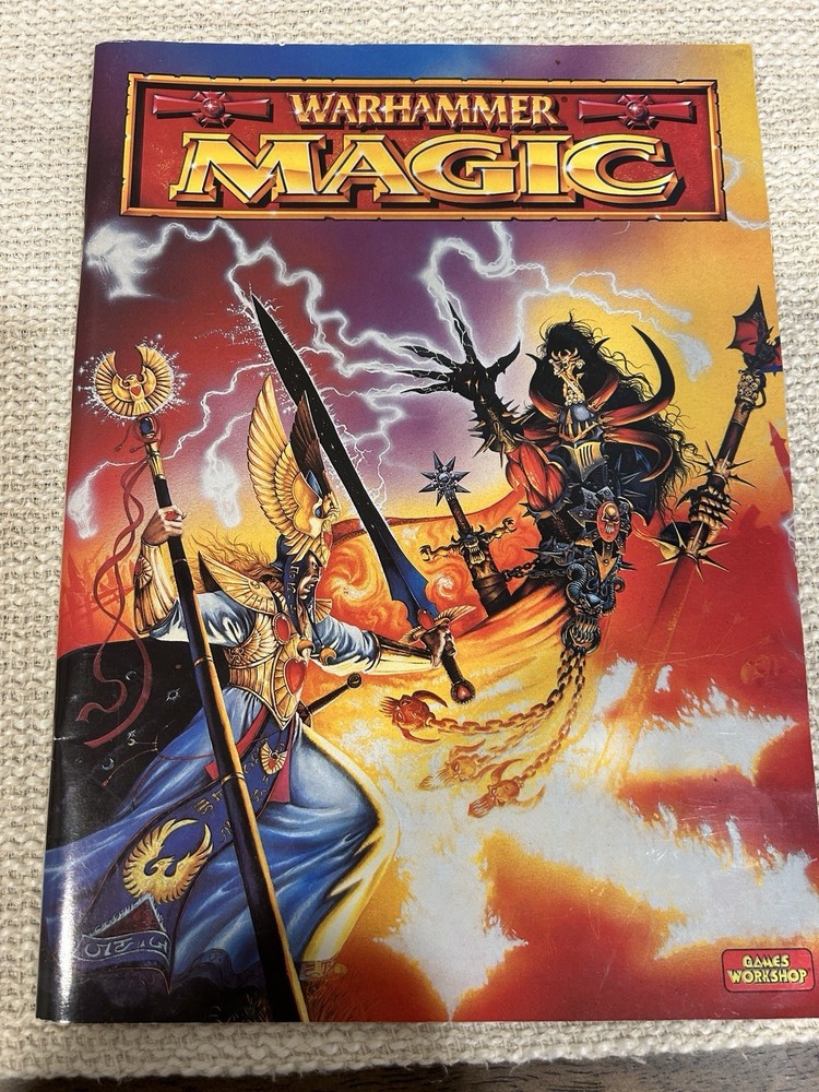 Vintage 1997 Warhammer Magic Supplement Rule Book Games Workshop Second Edition