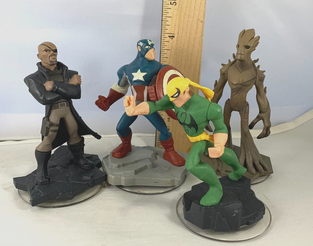 DISNEY INFINITY MARVEL LOT OF 4