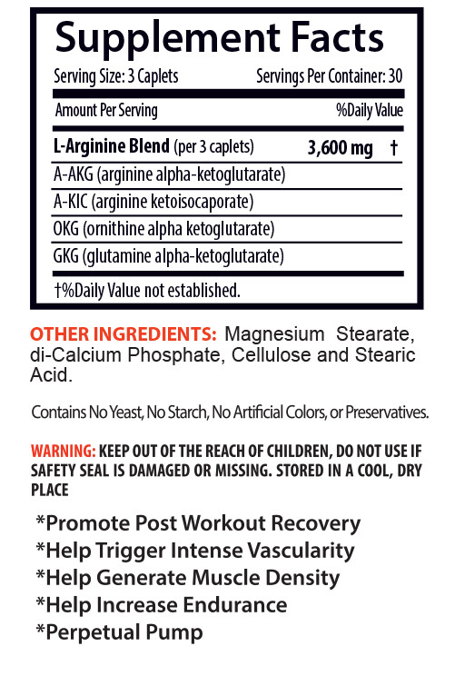 reduce muscle soreness - NITRIC OXIDE 3600MG - boost exercise performance 2B
