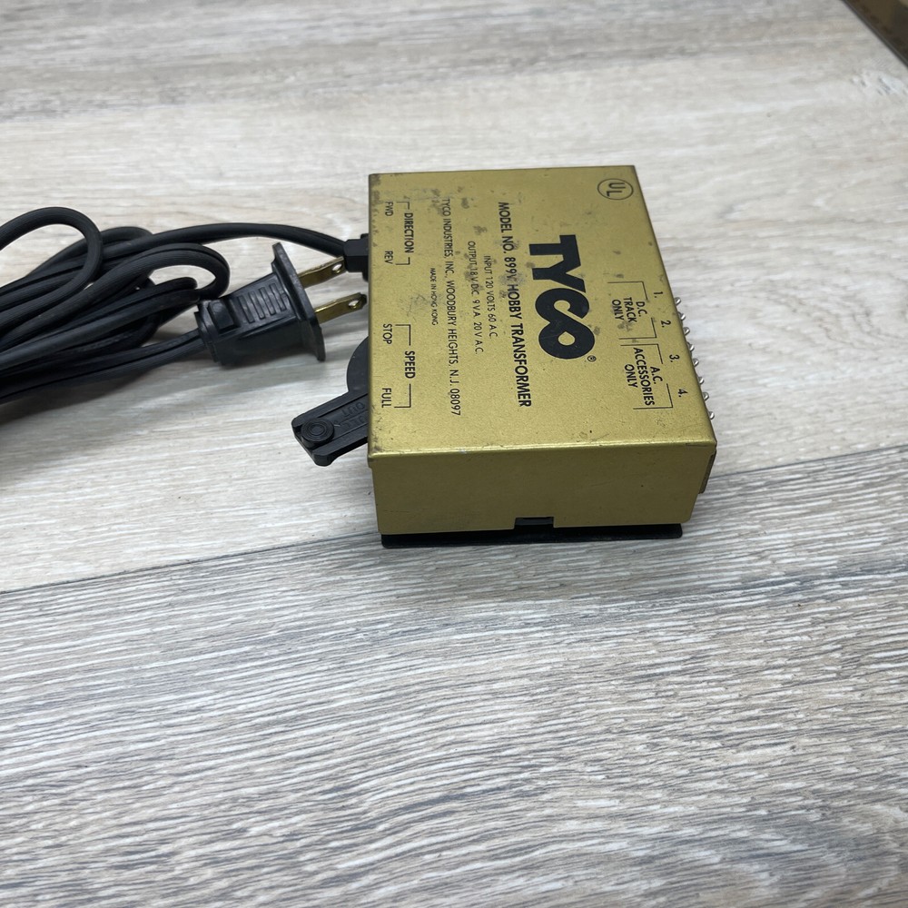 Tyco Train Power Pack Transformer Model 899V Untested